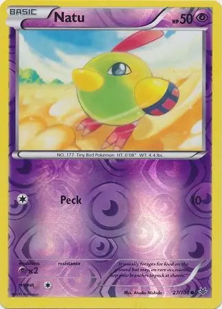 Roaring Skies Natu #27/108 reverse holo